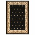 United Weavers Of America 2 ft. 7 in. x 7 ft. 4 in. Bristol Wington Black Rectangle Runner Rug 2050 11670 28C